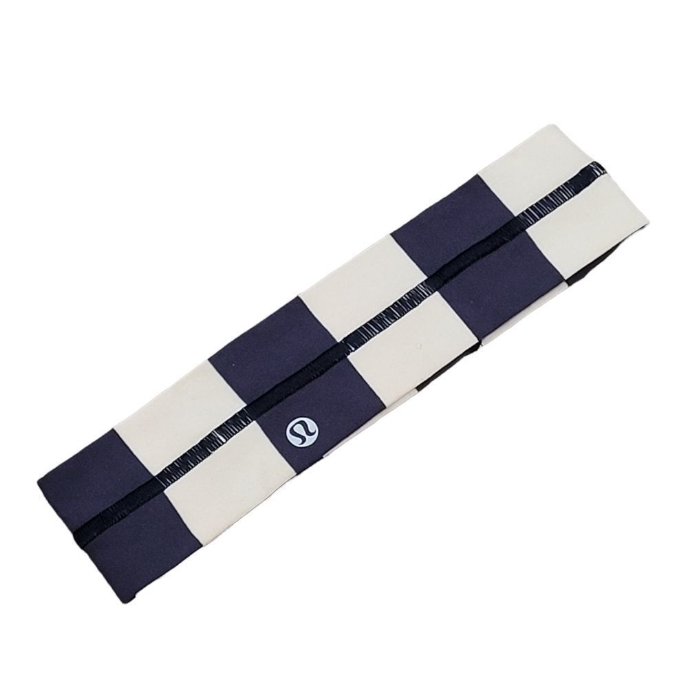 Lululemon navy colorblock headband - Picture 1 of 1